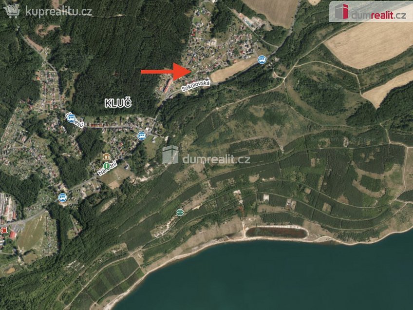 Prodej  stavebního pozemku 800 m^2 Čs. lesů, Habartov 