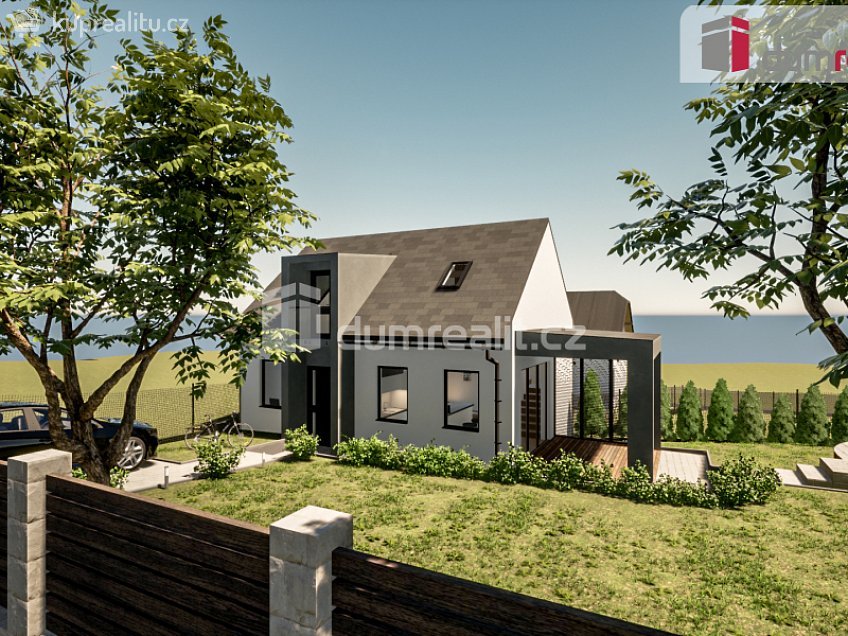 Prodej  stavebního pozemku 418 m^2 Louky, Kobeřice 