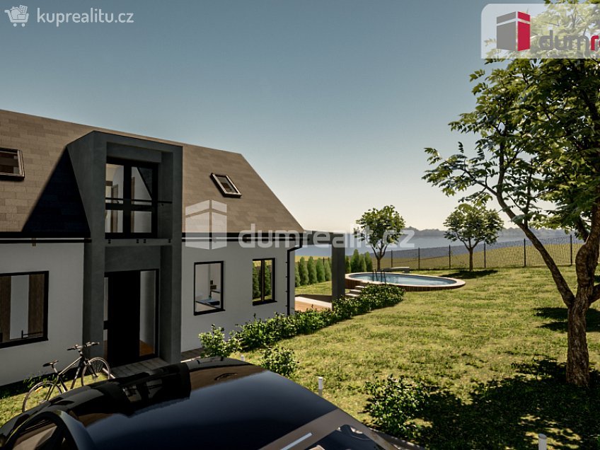 Prodej  stavebního pozemku 418 m^2 Louky, Kobeřice 