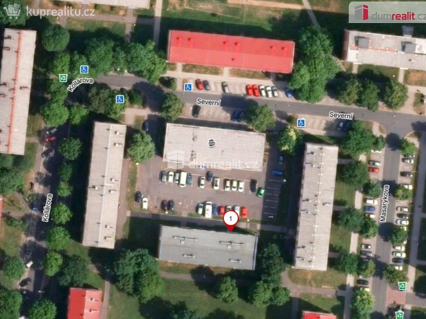 Pronájem bytu 2+1 56 m^2 Severní, Ostrov 