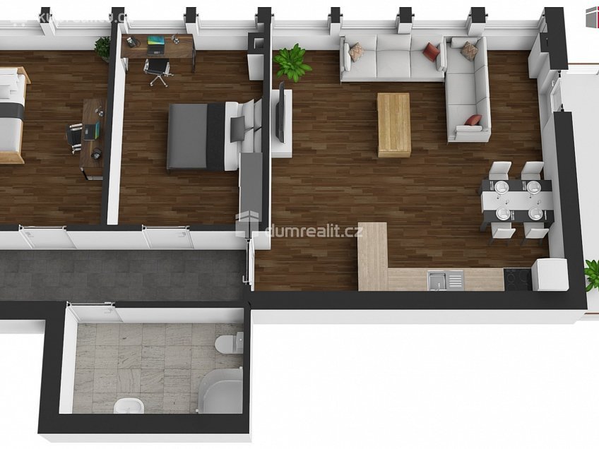 Prodej bytu 3+kk 90 m^2 J. Opletala, Břeclav 