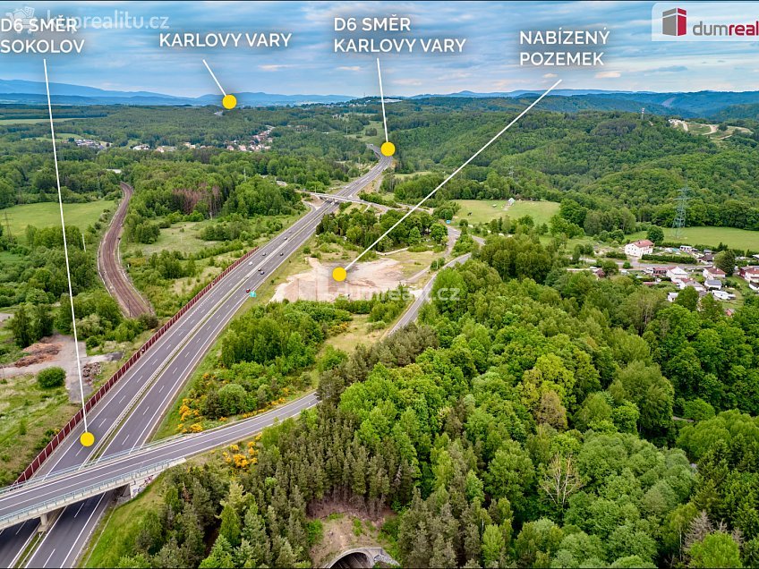 Prodej  stavebního pozemku 13000 m^2 Nové Sedlo, Nové Sedlo 