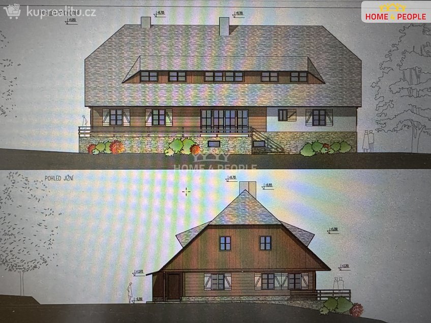 Prodej  stavebního pozemku 3286 m^2 Nová Pec, Nová Pec 