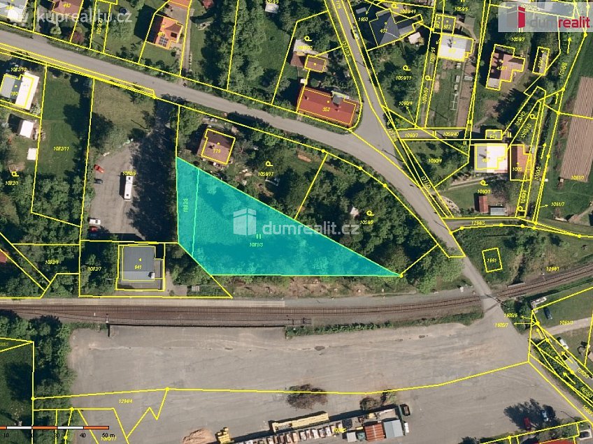 Prodej  stavebního pozemku 1978 m^2 Mořkov, Mořkov 