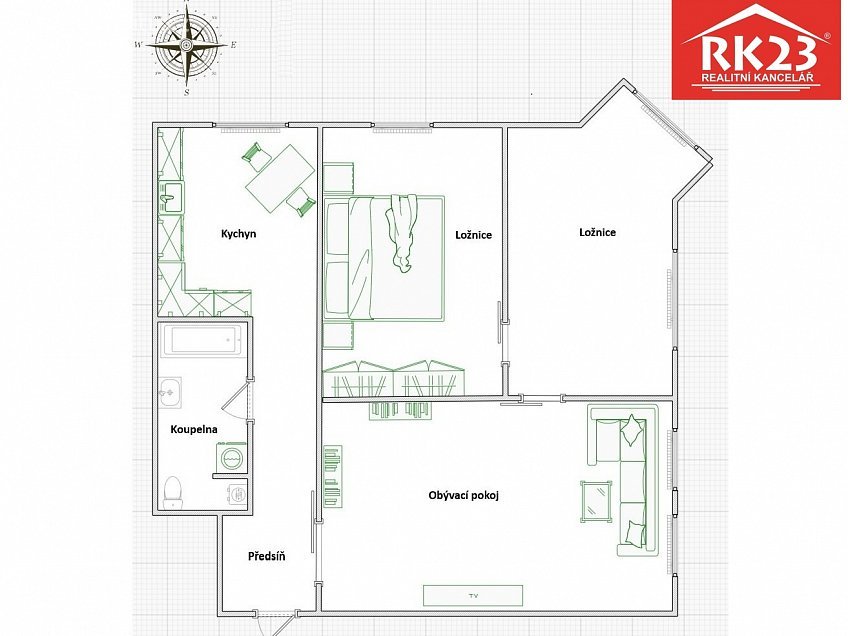 Prodej bytu 2+1 62 m^2 Ruská 220, Mariánské Lázně 