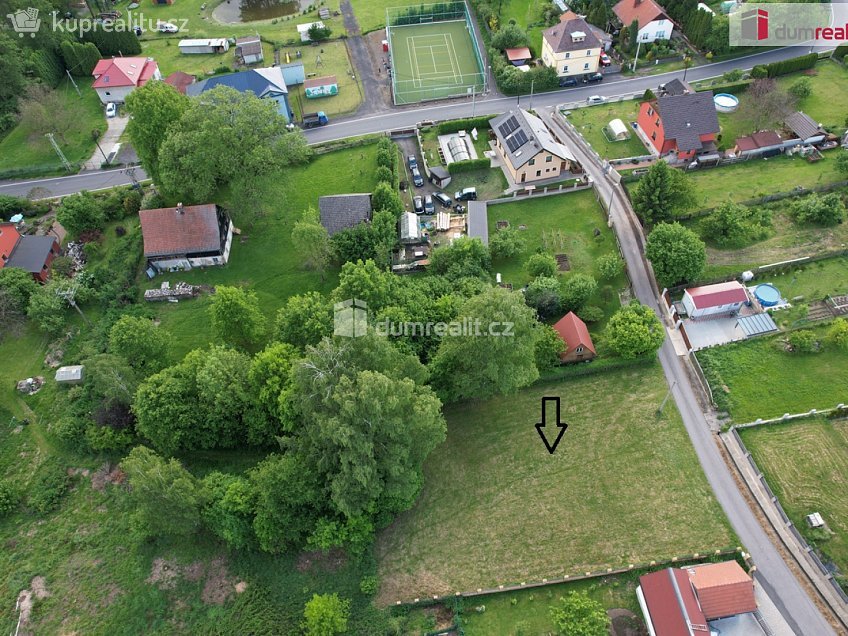 Prodej  stavebního pozemku 1043 m^2 Veselé, Veselé 