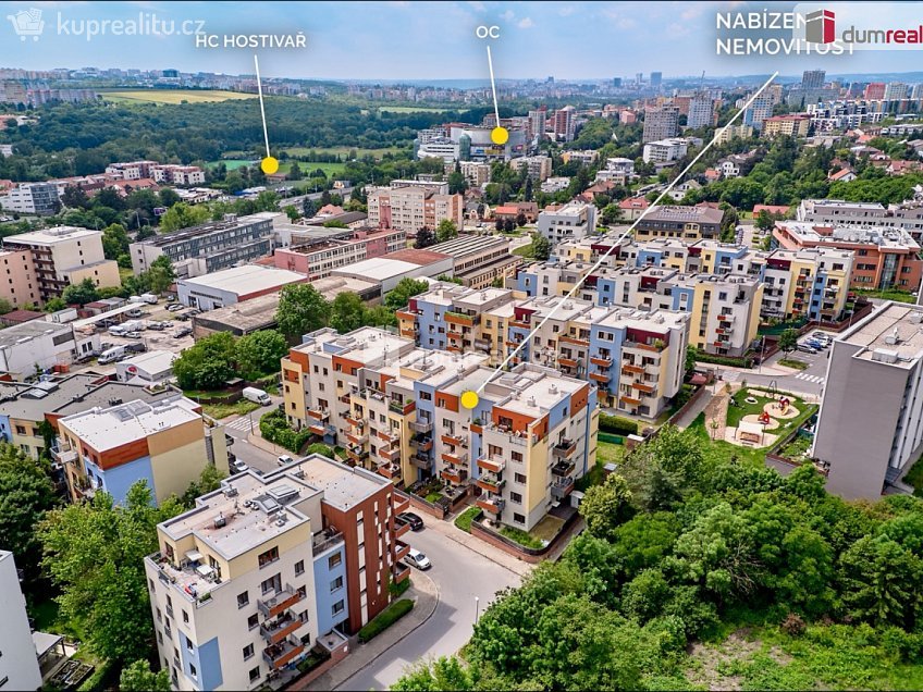 Prodej bytu 2+kk 45 m^2 Vladycká, Praha 15 