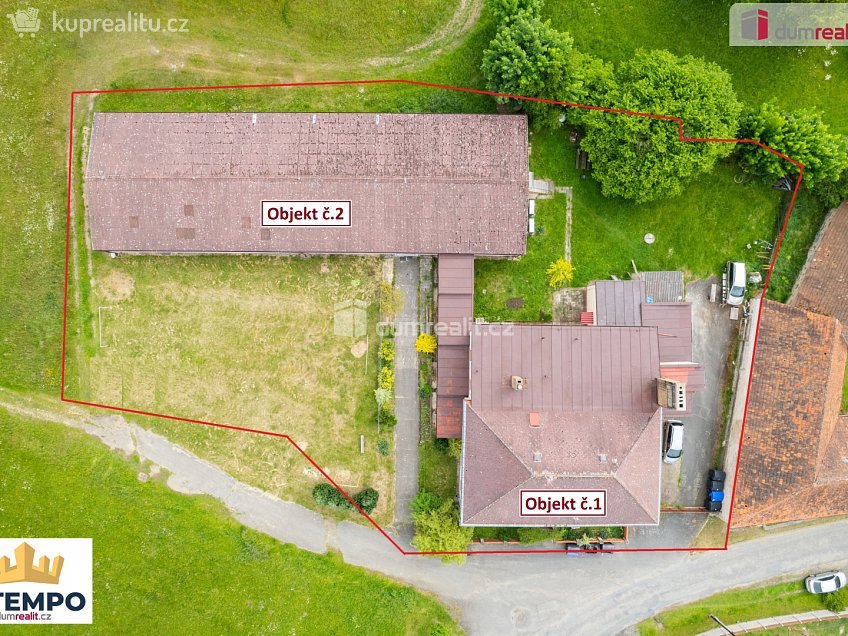 Prodej  ubytovacího zařízení 932 m^2 Nalžovské Hory, Nalžovské Hory 