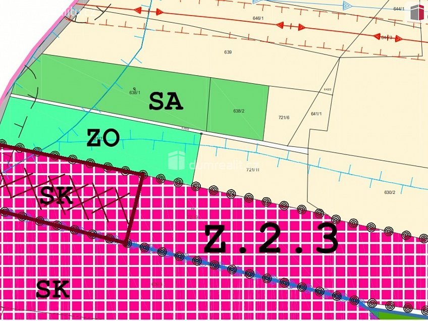 Prodej  stavebního pozemku 2037 m^2 Ždánice, Ždánice 