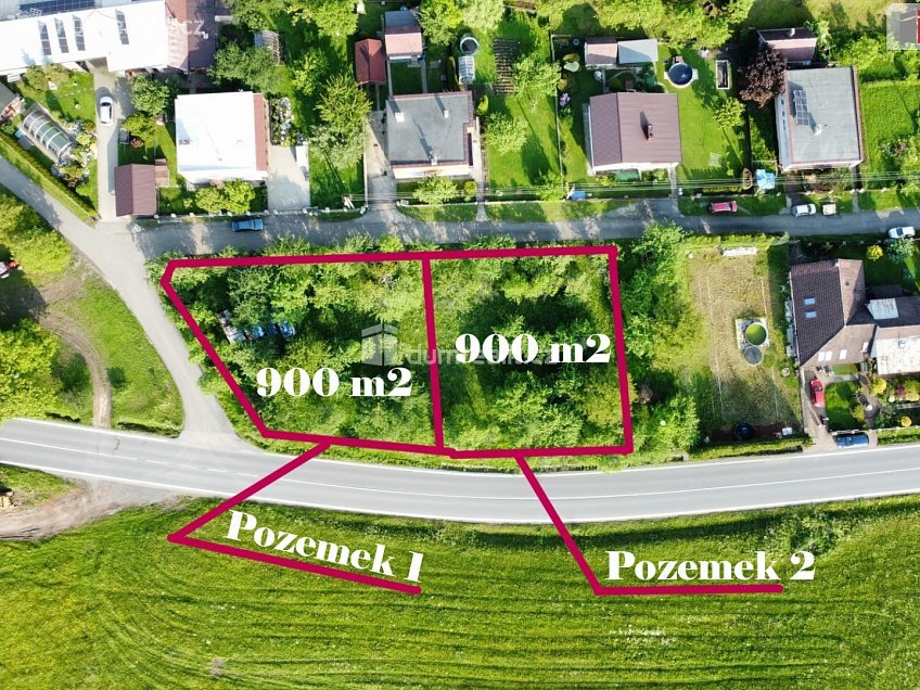 Prodej  stavebního pozemku 900 m^2 Tichá, Tichá 