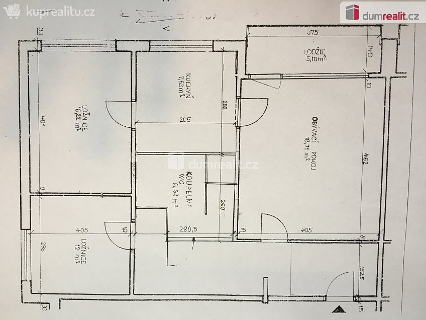 Prodej bytu 3+1 78 m^2 Högerova, Praha 5 