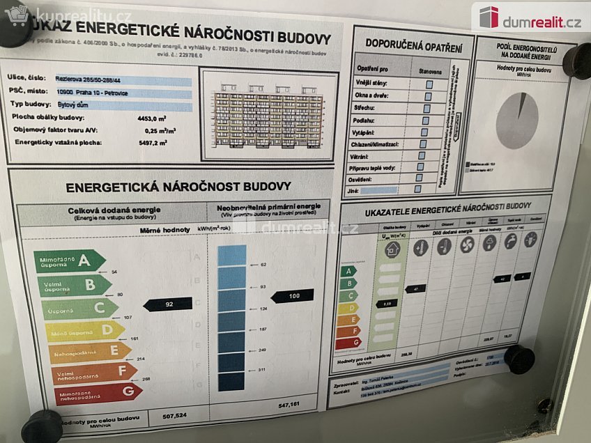 Prodej bytu 4+kk 74 m^2 Rezlerova, Praha-Petrovice 