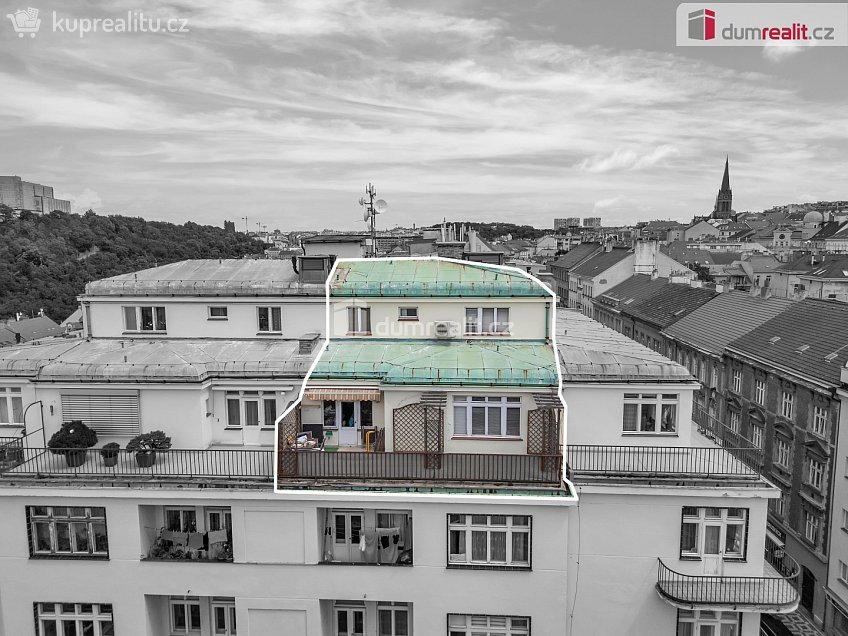 Prodej bytu 3+kk 85 m^2 Husinecká, Praha 3 
