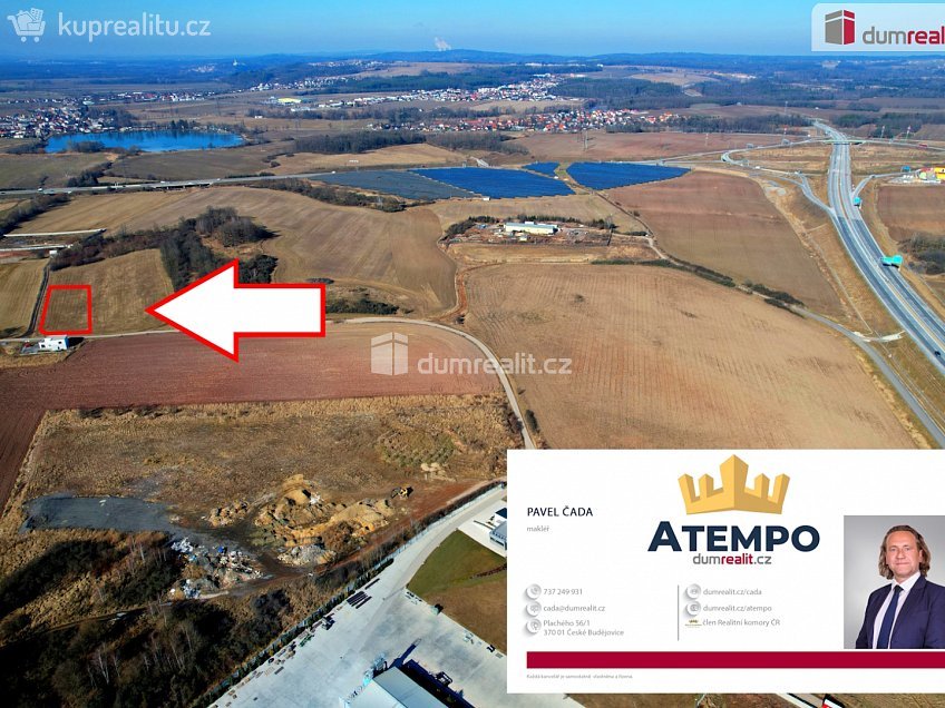 Prodej  stavebního pozemku 4194 m^2 Úsilné, Úsilné 
