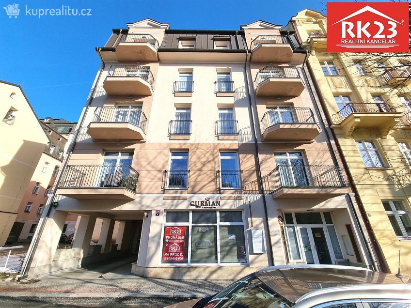 Prodej bytu 1+kk 37 m^2 Poštovní 734, Mariánské Lázně 