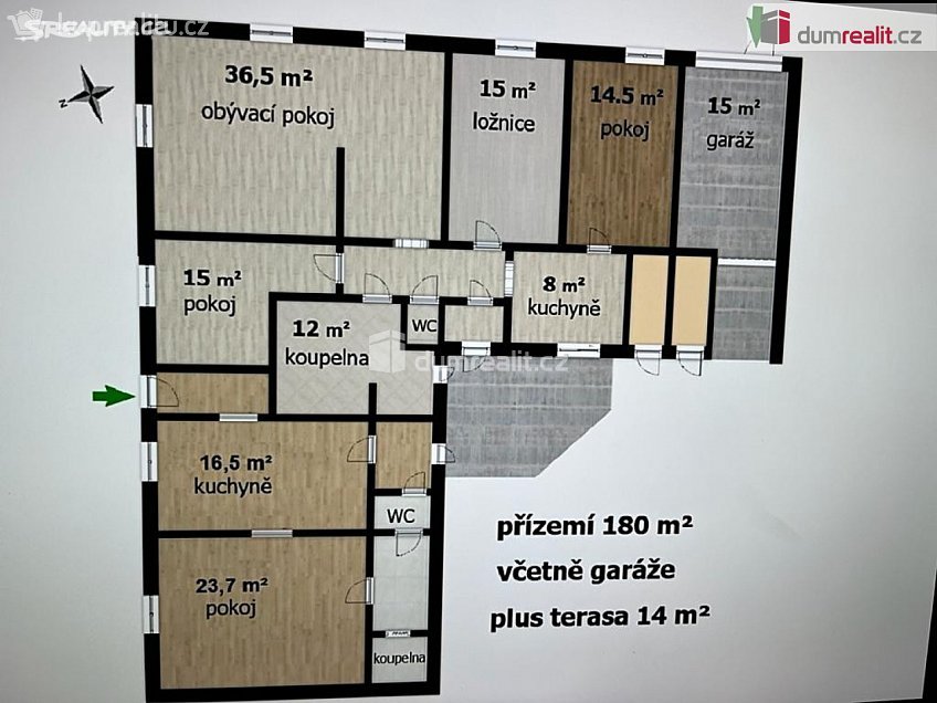 Prodej  rodinného domu 200 m^2 Dobrovského, Písek 
