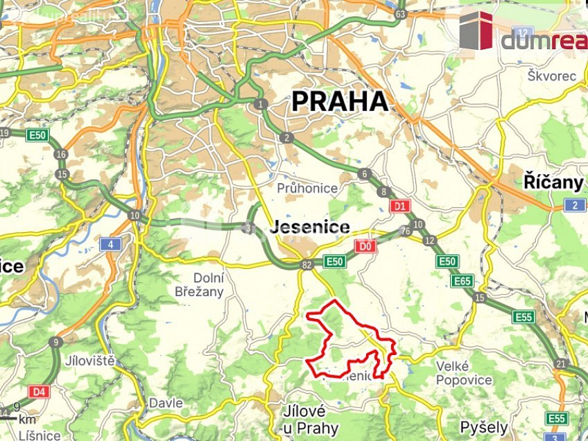 Prodej  pozemku 47069 m^2 Ke Kostelci, Sulice 
