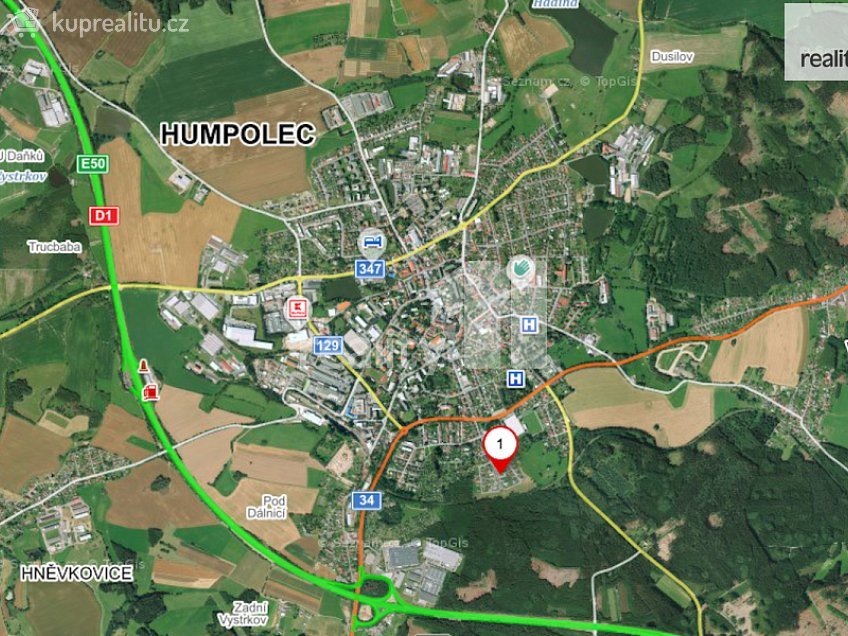 Pronájem bytu 3+kk 75 m^2 Vilová, Humpolec 