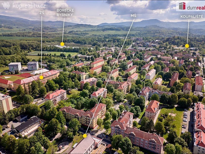Prodej bytu 2+1 60 m^2 Masarykova, Ostrov 