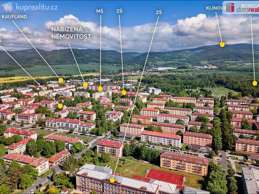 Prodej bytu 2+1 60 m^2 Masarykova, Ostrov 