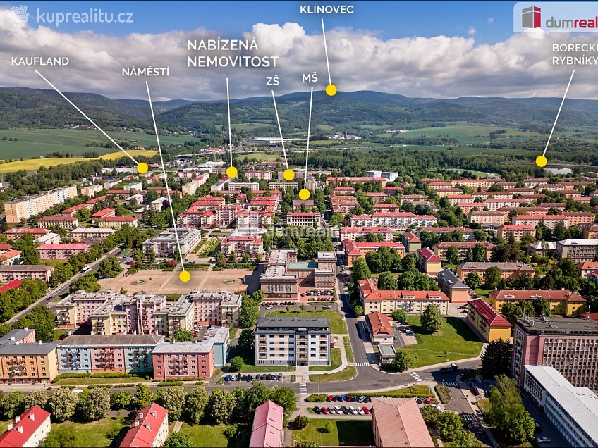 Prodej bytu 2+1 60 m^2 Masarykova, Ostrov 
