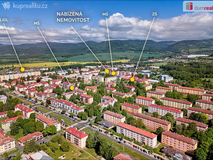 Prodej bytu 2+1 60 m^2 Masarykova, Ostrov 