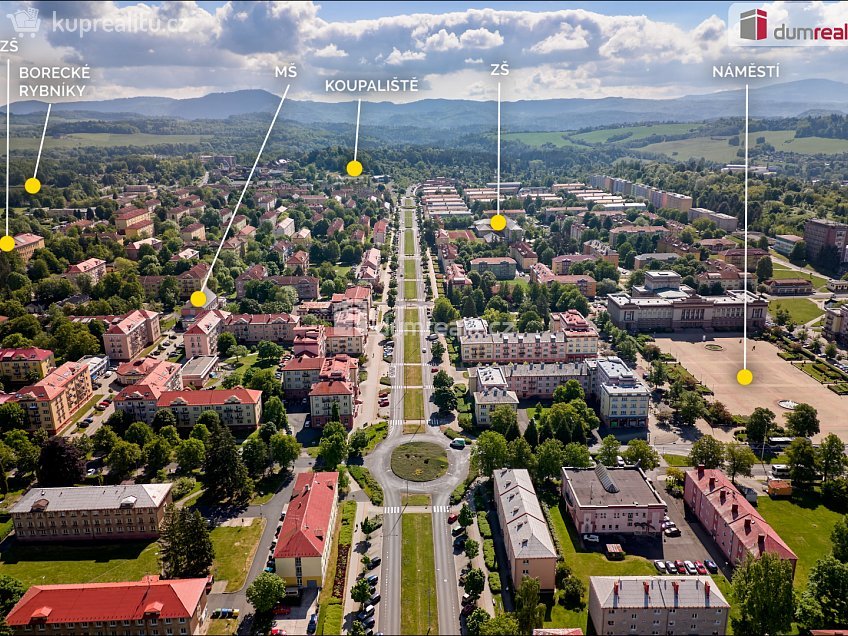 Prodej bytu 2+1 60 m^2 Masarykova, Ostrov 