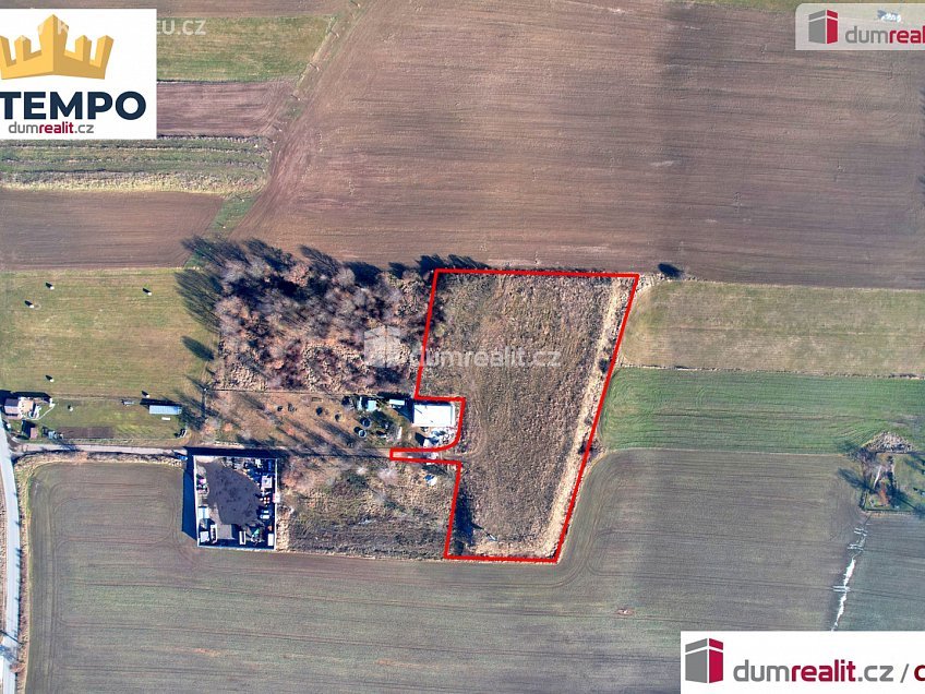 Prodej  stavebního pozemku 11525 m^2 Hůry, Hůry 