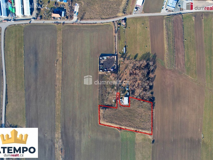 Prodej  stavebního pozemku 11525 m^2 Hůry, Hůry 