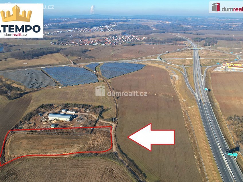 Prodej  stavebního pozemku 14222 m^2 Hůry, Hůry 