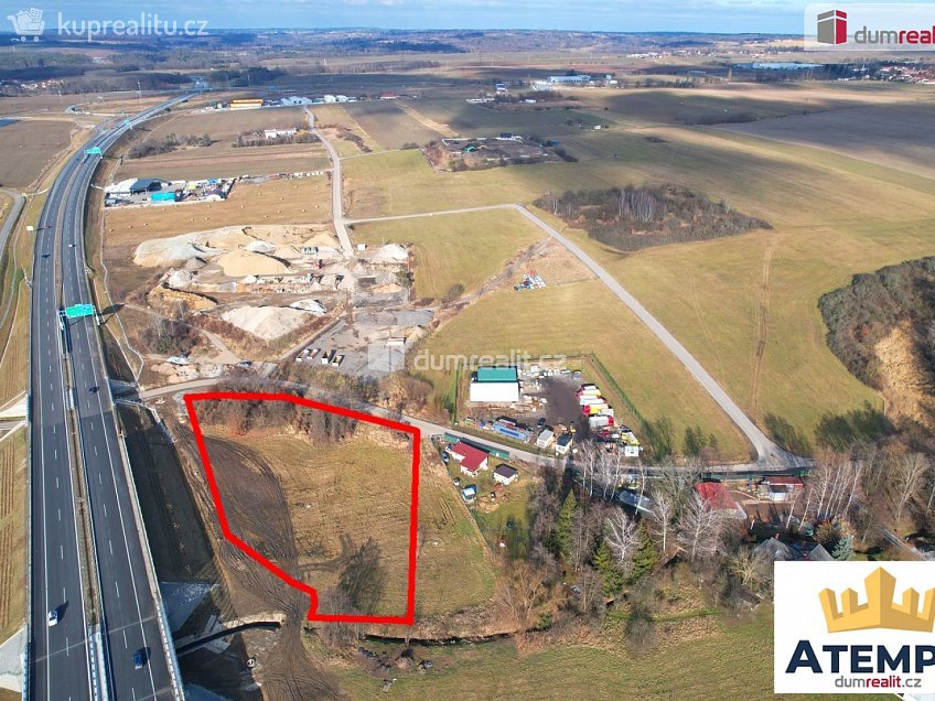 Prodej  stavebního pozemku 6066 m^2 Hůry, Hůry 
