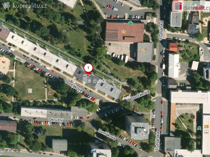Pronájem bytu 2+1 62 m^2 Dvořákova, Karlovy Vary 