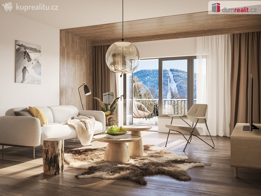 Prodej bytu 2+kk 56 m^2 Harrachov, Harrachov 
