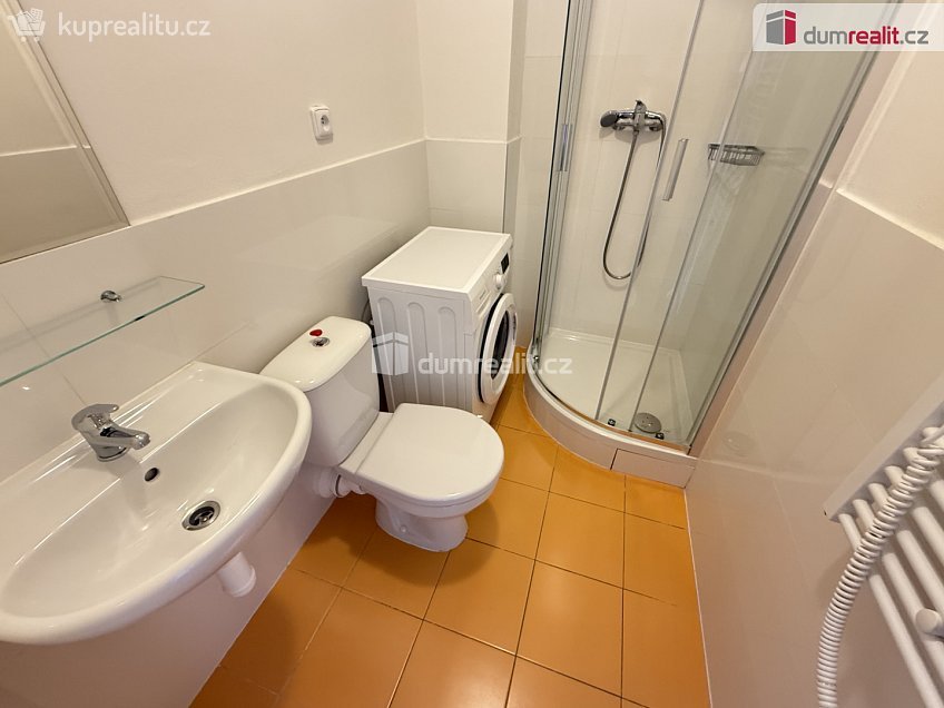 Pronájem bytu 1+kk 38 m^2 Na Valentince, Praha 5 