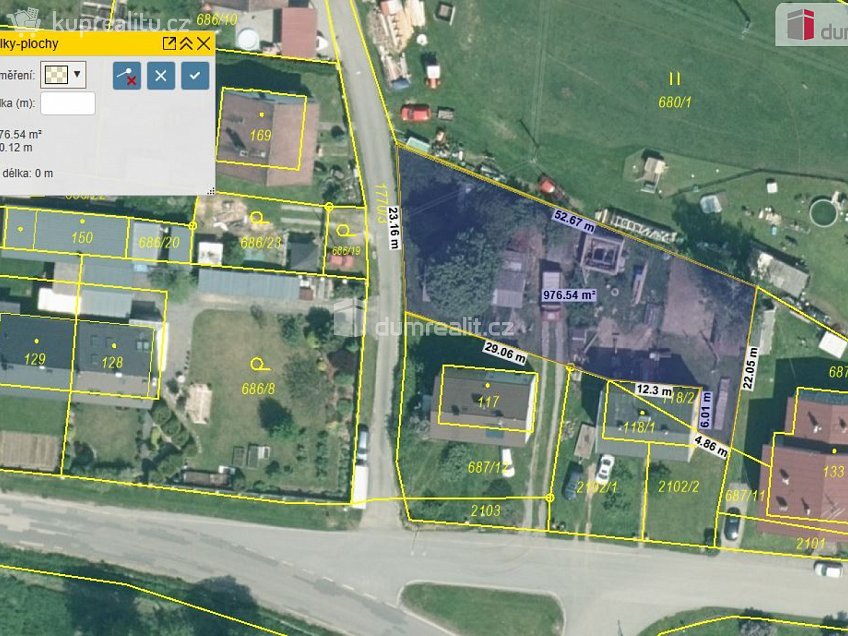 Prodej  stavebního pozemku 964 m^2 Mičovice, Mičovice 