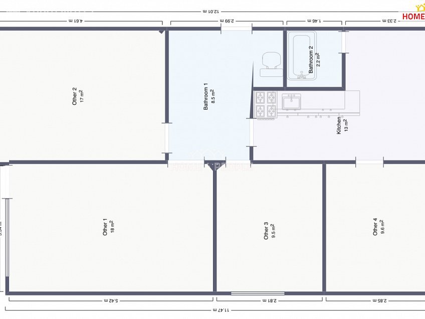 Prodej bytu 4+1 84 m^2 U Zámeckého parku, Litvínov 