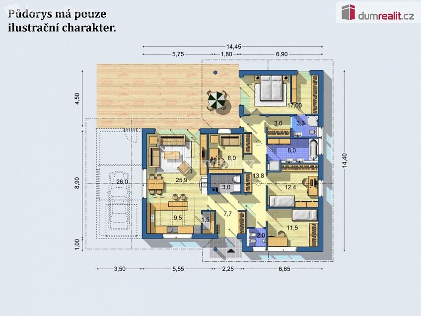 Prodej  rodinného domu 126 m^2 Týn nad Vltavou, Týn nad Vltavou 