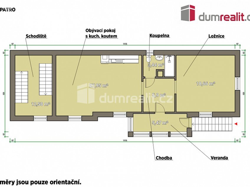 Prodej  rodinného domu 110 m^2 Zemědělská, Trubín 