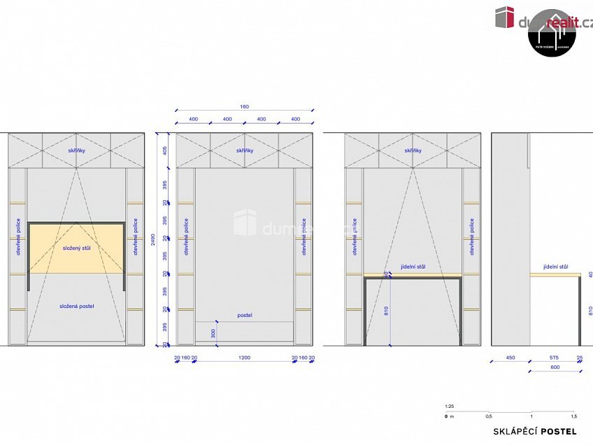 Prodej bytu 1+kk 25 m^2 Merklín, Merklín 
