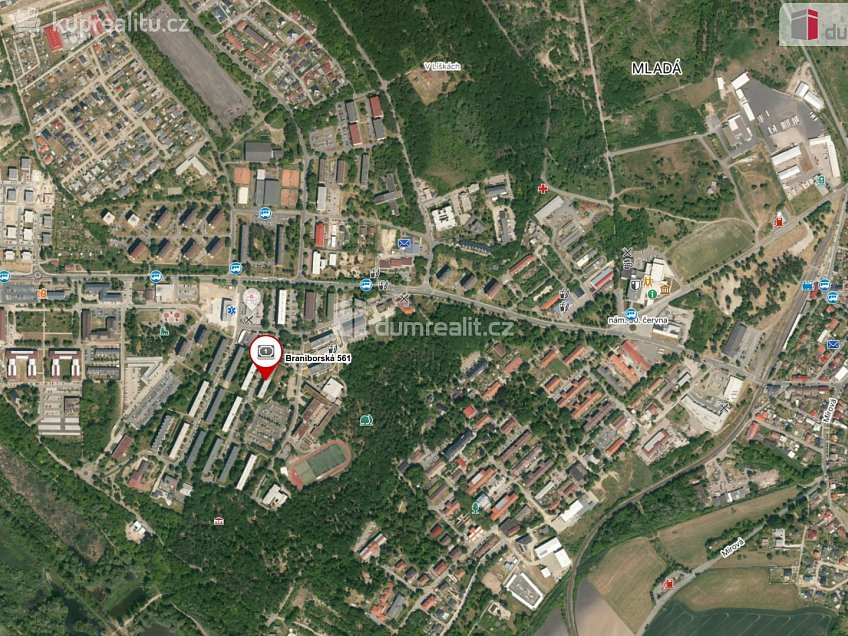 Prodej bytu 2+1 48 m^2 Braniborská, Milovice 