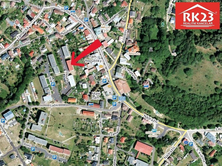 Pronájem bytu 2+1 60 m^2 Dlouhá 4, Lázně Kynžvart 
