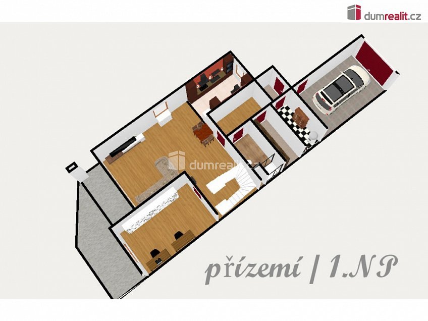 Prodej  rodinného domu 182 m^2 Souběžná, Dobřichovice 