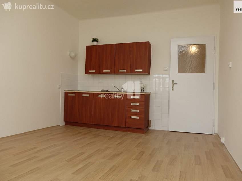 Pronájem bytu 1+kk 24 m^2 Biskupcova, Praha 3 
