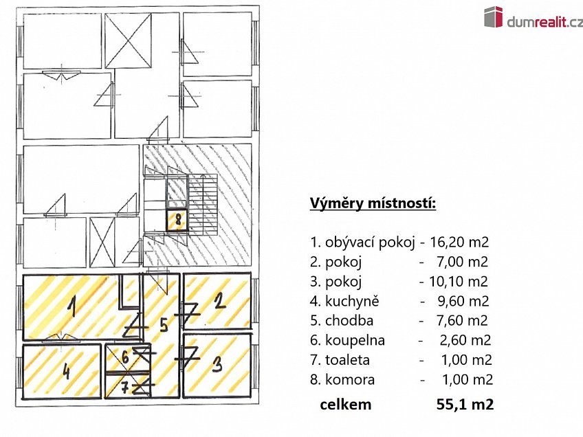 Prodej bytu 3+1 55 m^2 Novodvorská, Praha 4 