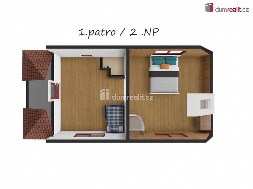 Prodej  chaty 65 m^2 Praha-Benice, Praha-Benice 
