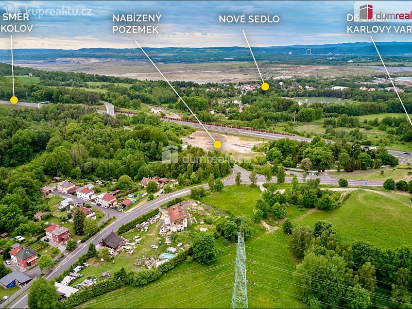 Prodej  stavebního pozemku 20000 m^2 Nové Sedlo, Nové Sedlo 
