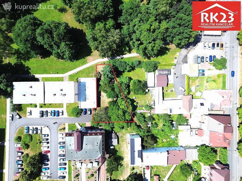 Prodej  stavebního pozemku 799 m^2 Kollárova, Mariánské Lázně 