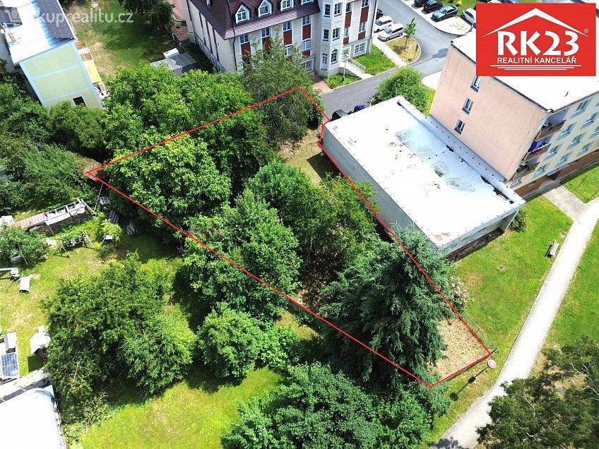 Prodej  stavebního pozemku 799 m^2 Kollárova, Mariánské Lázně 