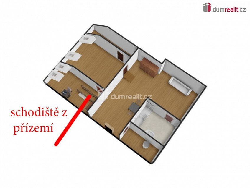 Pronájem bytu 4+1 131 m^2 Zúžená, Praha 6 