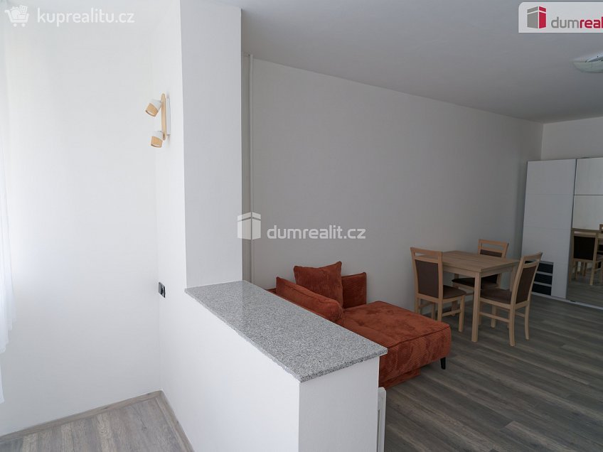 Pronájem bytu 1+kk 32 m^2 Děčínská, Praha 8 